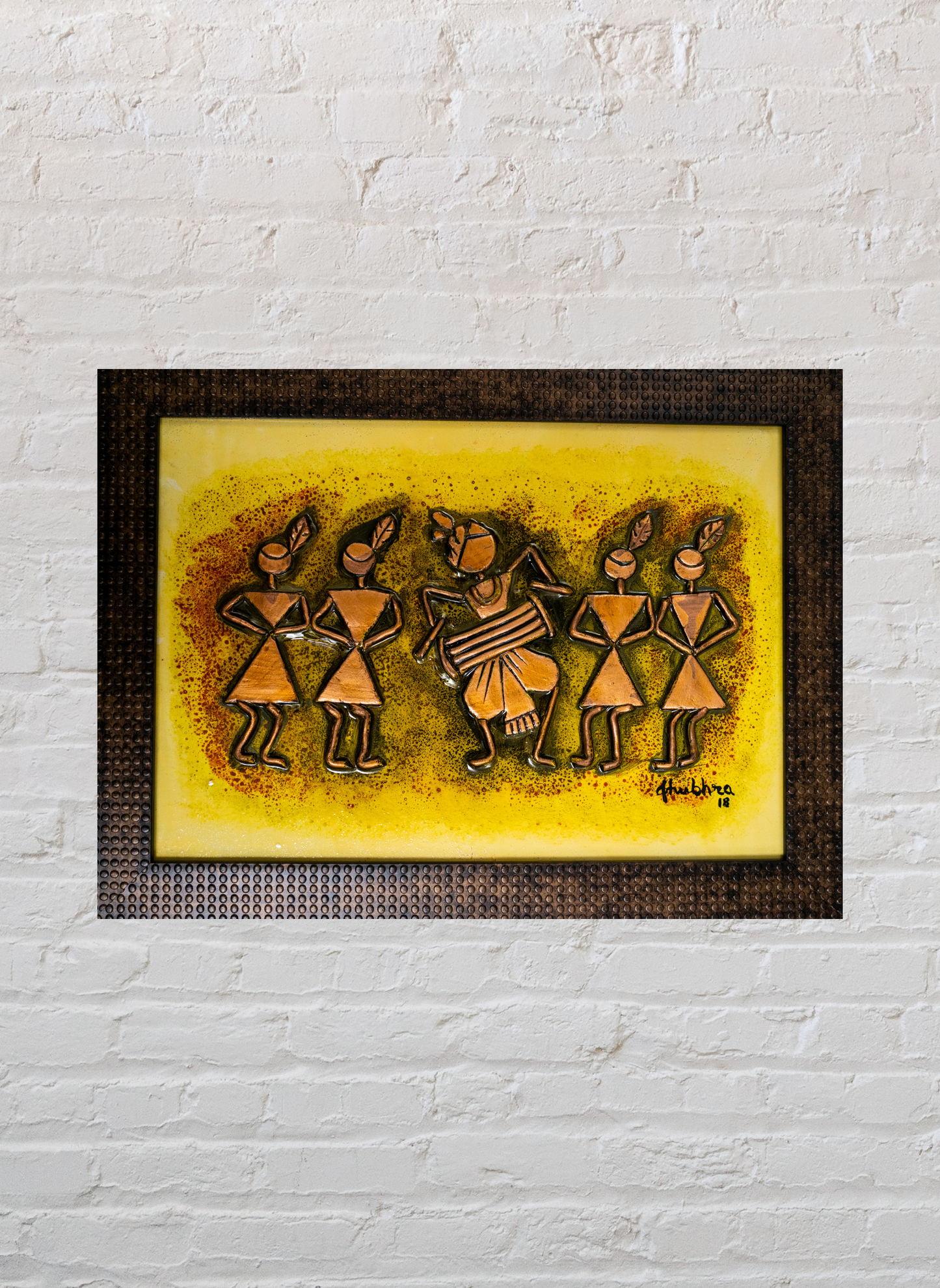 Warli - Cream (Framed)