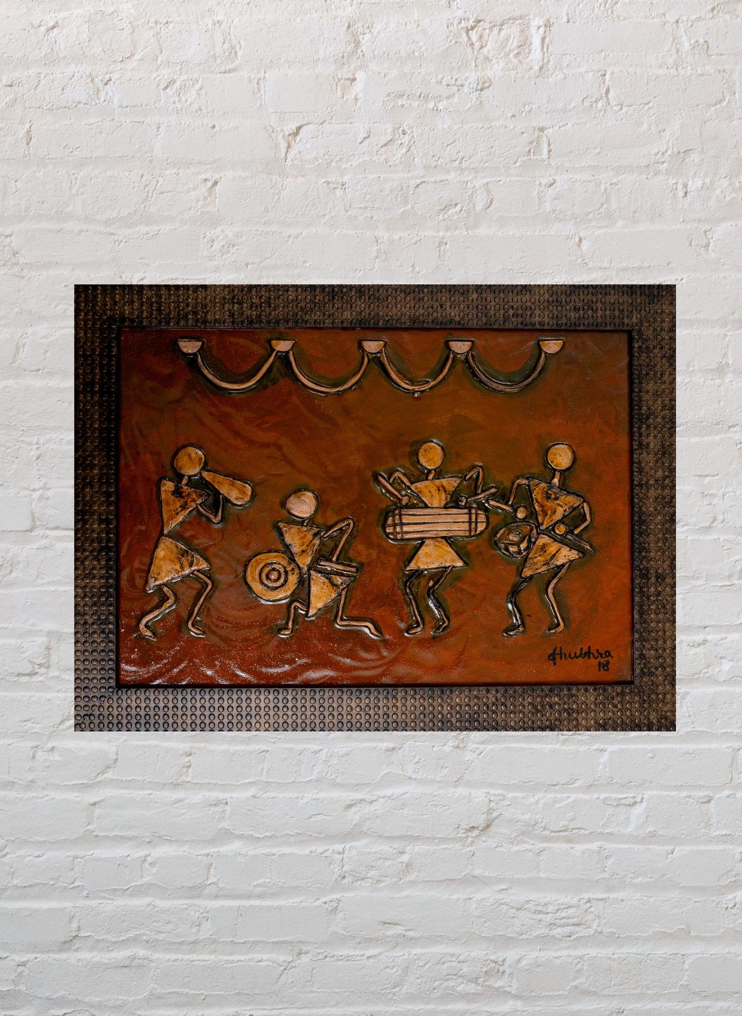 Warli - Bronze (Framed)