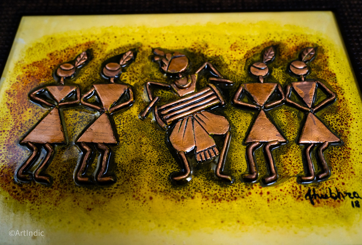 Warli - Cream (Framed)