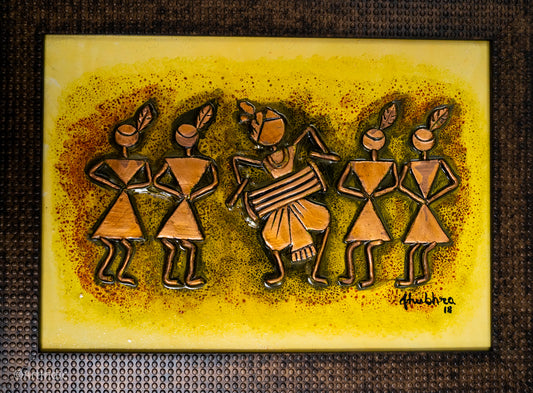 Warli - Cream (Framed)