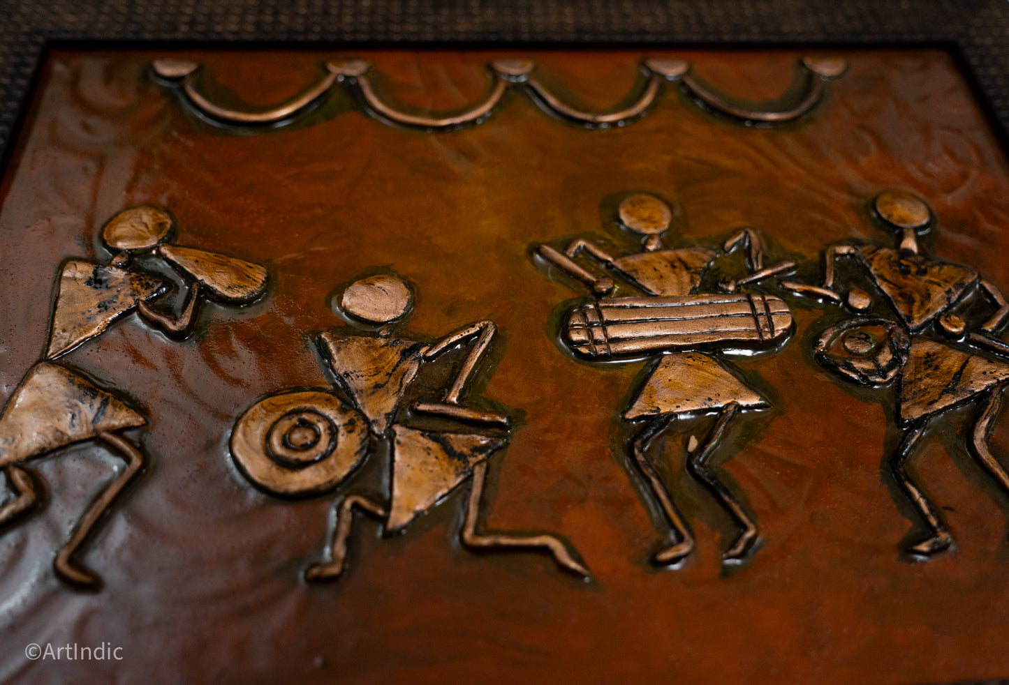 Warli - Bronze (Framed)