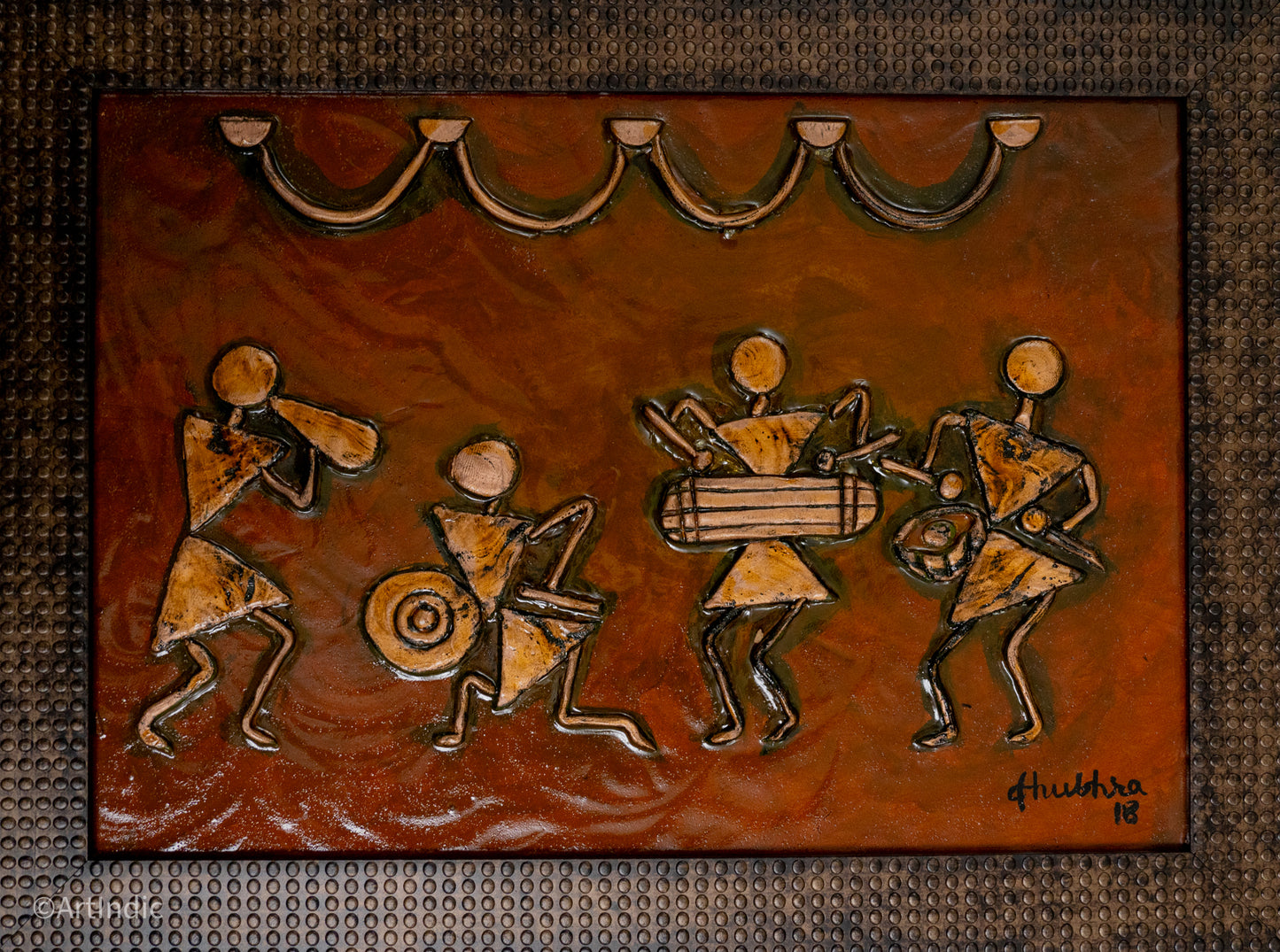 Warli - Bronze (Framed)
