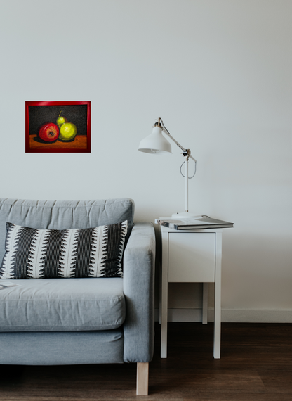 Pear of Apples - Red Frame